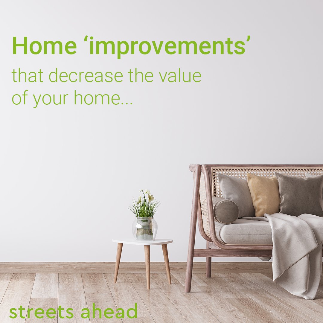 According to new research, home cinemas, loft conversions, and solar panels are among the home improvements that reduce the sale income potential of a property by as much as £12,300.*

For more advice, get in touch today: streetsahead.info/contact/

*Help me Fix