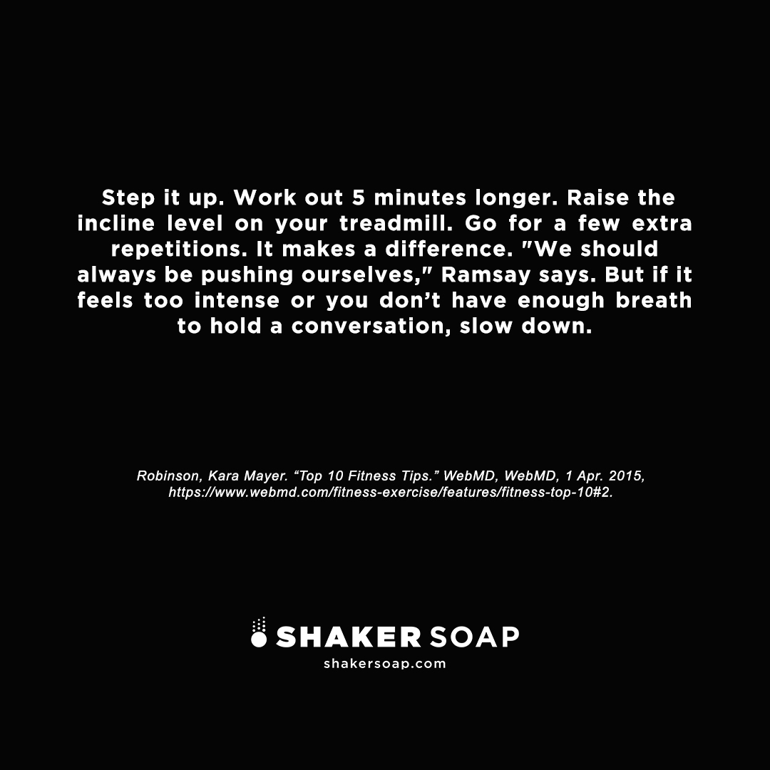 ShakerSoap's tweet photo. Pro Tip: Challenge yourself daily even with something small to keep seeing progress.  #fit #gym #fitfam #fitnessgoals #tips #fitnessjourney #ProTip https://t.co/vf2gjQ0oJH