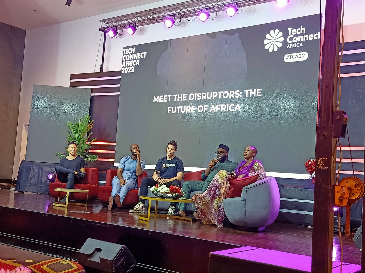 Meet the Disruptors: The Future of Africa.
I love when we talk Web3.

Josiah Kwesi Eyison - ISpace Foundation; Chika Uwazie - Afropolitan; Eche Emole - Afropolitan
#TCA22