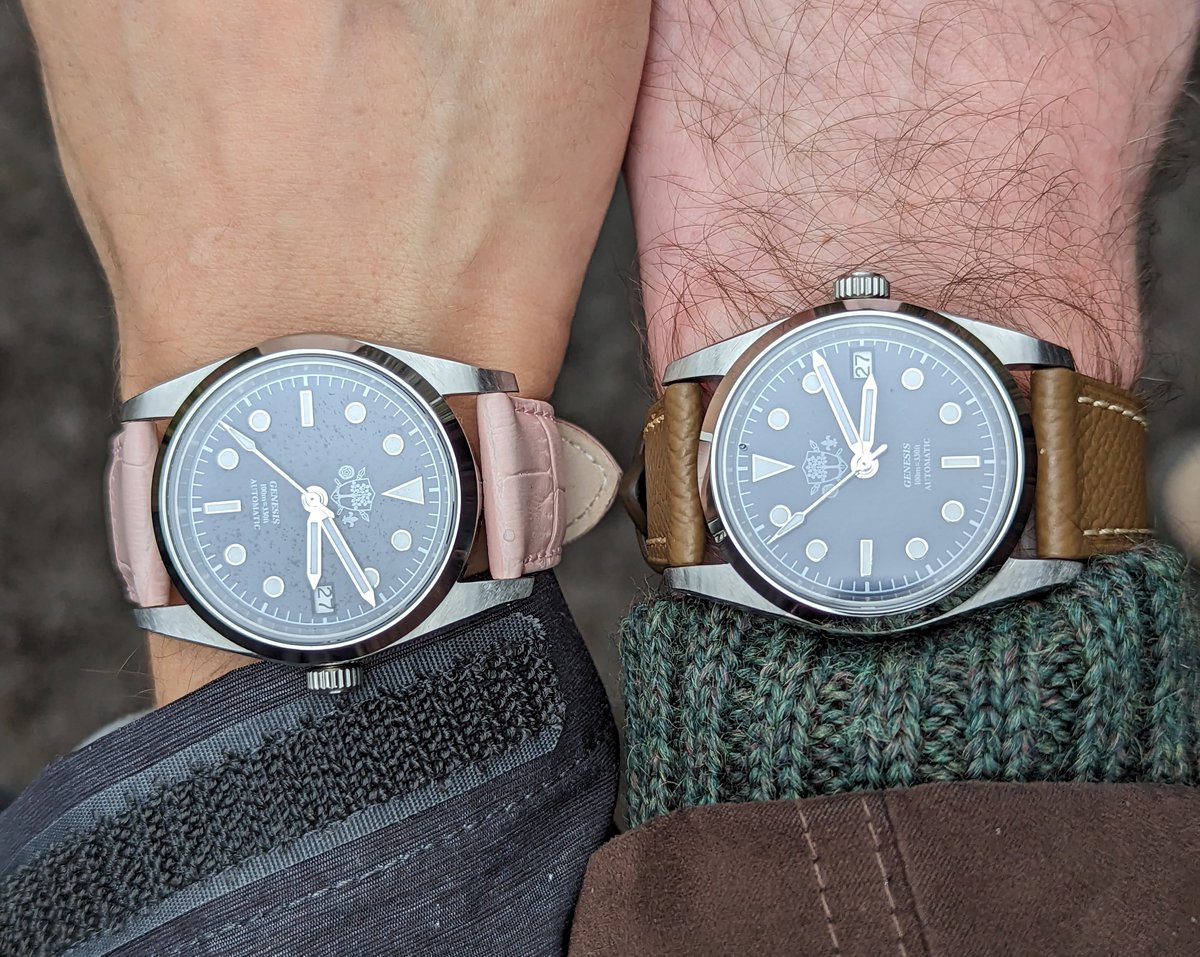 Made some watches for all my family for Xmas. Happy with the result 🙂 here's mine and my wife's. Hope you've all had a great time with your loved ones.