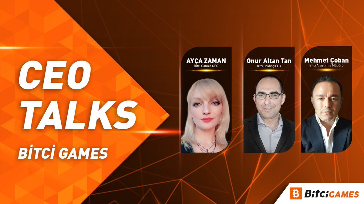 Bitci Holding’in yeni markası #BitciGames ile 2023’te sizleri neler bekliyor? 🎮

📢 @MCobanAnaliz moderatörlüğünde; Bitci Holding CEO’su <a href="/onuraltantan/">Onur Altan Tan</a> ve Bitci Games CEO’su Ayça Zaman’ın gerçekleştirdiği CEO Talks yayında!

👉 youtu.be/74uZqgENVWM