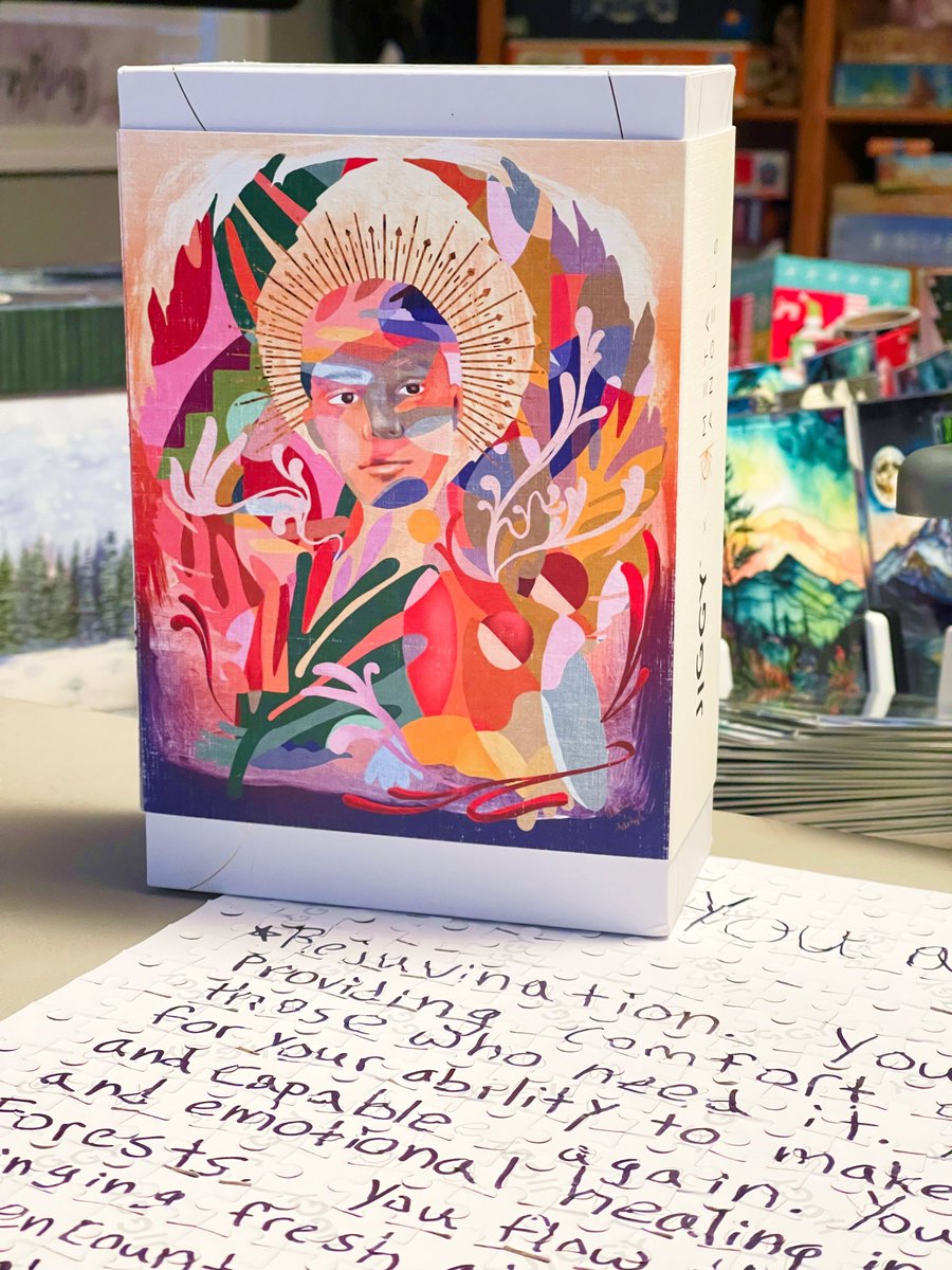 My mom loves puzzles. My partner is a master gift-giver. When the <a href="/meta_angels/">Meta Angels | now part of @thehugxyz</a> puzzle dropped she had the idea to give my mom the puzzle with a message written on the back.

“Mom, you are the Angel of…”