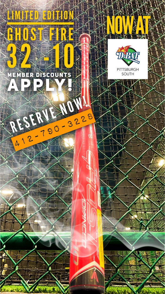 Check out what Santa brought to D-BAT Pittsburgh South!🔥🔥🔥🔥👀👀👀

Available NOW in our pro-shop powered by Rawlings Sporting Goods and Easton Fastpitch!

Call today to reserve!
412-790-3228

#EastonGhostFire #DBATPittsburghSouth #dbatsports #wearefamily