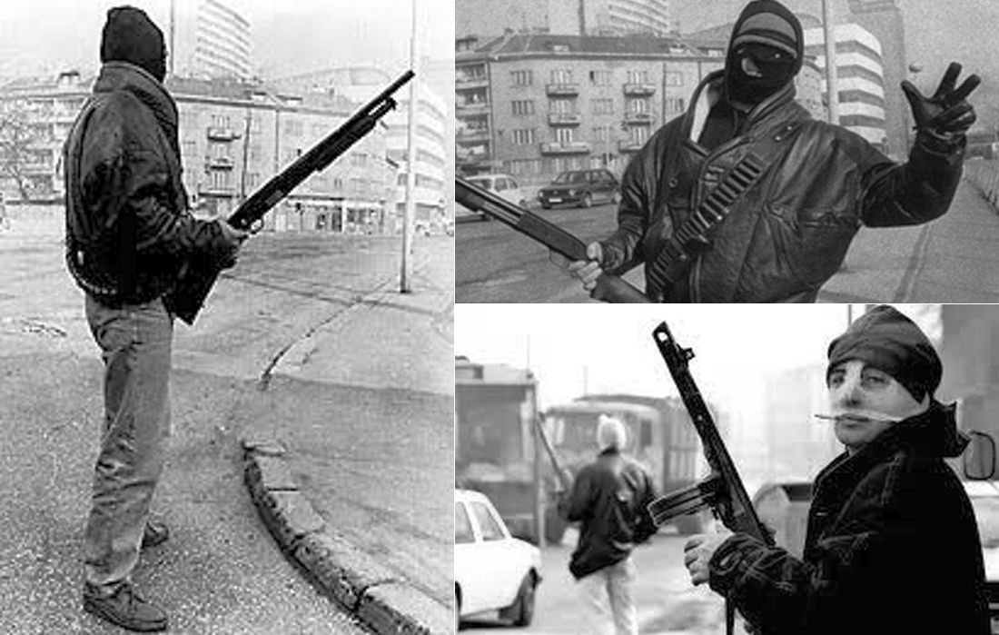 admirim's tweet photo. Barricades in Croatia, 1990.

Barricades in Sarajevo, 1992.

Barricades in Kosovo, 2022.

The same playbook used by Serbia's pro-Russian regime over and over again.

This has nothing to do with "local Serbs" &amp; the intl media should stop using Serbian regime's talking points. https://t.co/bcoYQ71AMH