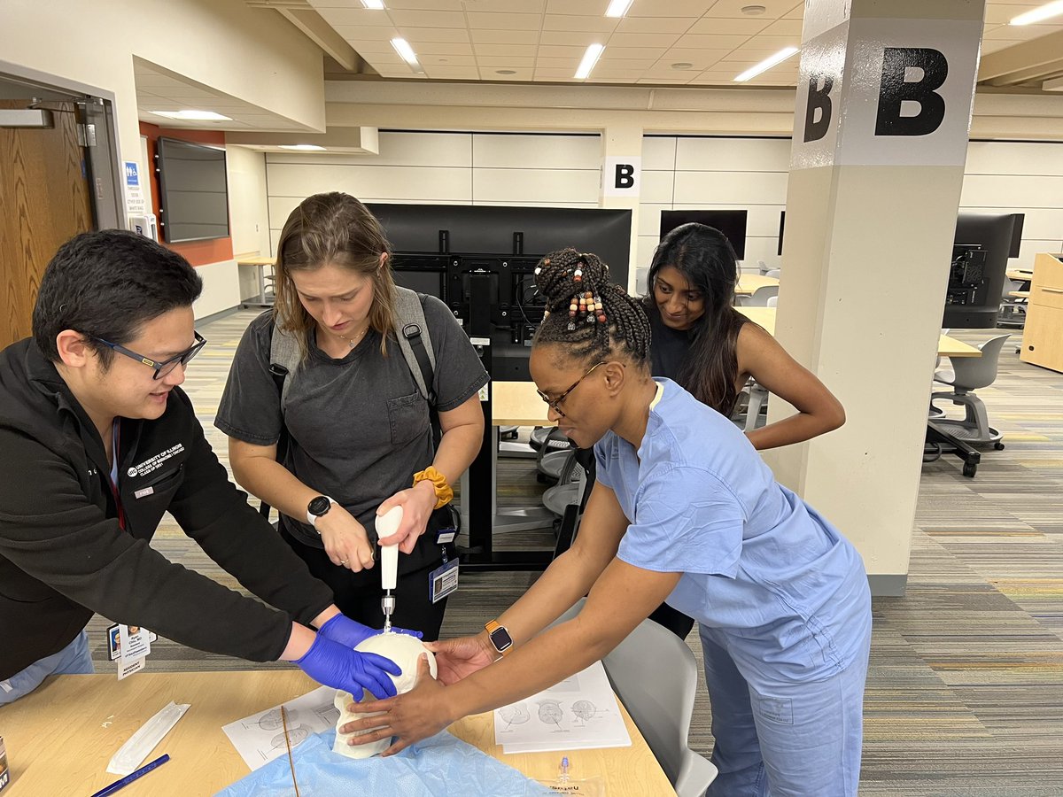 Ryan Chiu, MD (@ryanchiumd) on Twitter photo . <a href="/DianaNwokoye/">Diana Nwokoye</a> and I recently had the opportunity to teach @UTSWNews med students about one of the most common neurosurgical bedside procedures—EVD placement—during their neuro skills block.
Hopefully got some people interested in #Neurosurgery! . <a href="/DianaNwokoye/">Diana Nwokoye</a> and I recently had the opportunity to teach @UTSWNews med students about one of the most common neurosurgical bedside procedures—EVD placement—during their neuro skills block.
Hopefully got some people interested in #Neurosurgery!