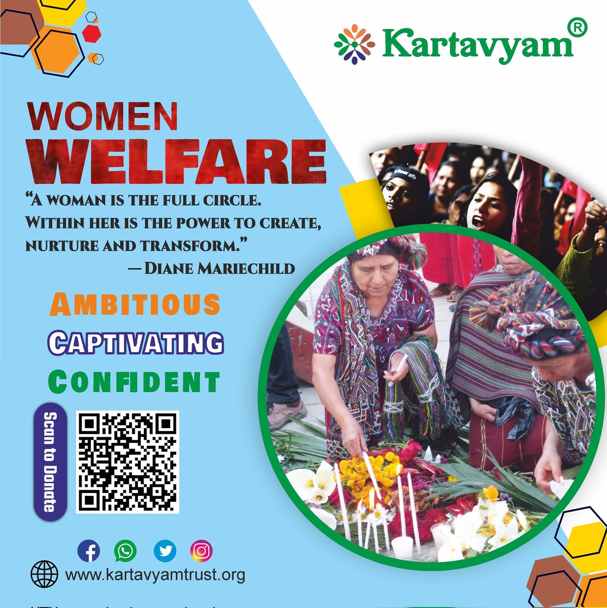 KartavyamWith's tweet photo. Being a woman is loving, caring, fighting, and subliming. 
Because WOMEN are warriors in disguise.!!
#HelpingHands2022 #helpinghand #contribute #donate #loveislove #shelter #needy #clothingbrand https://t.co/AAk2gghhTe