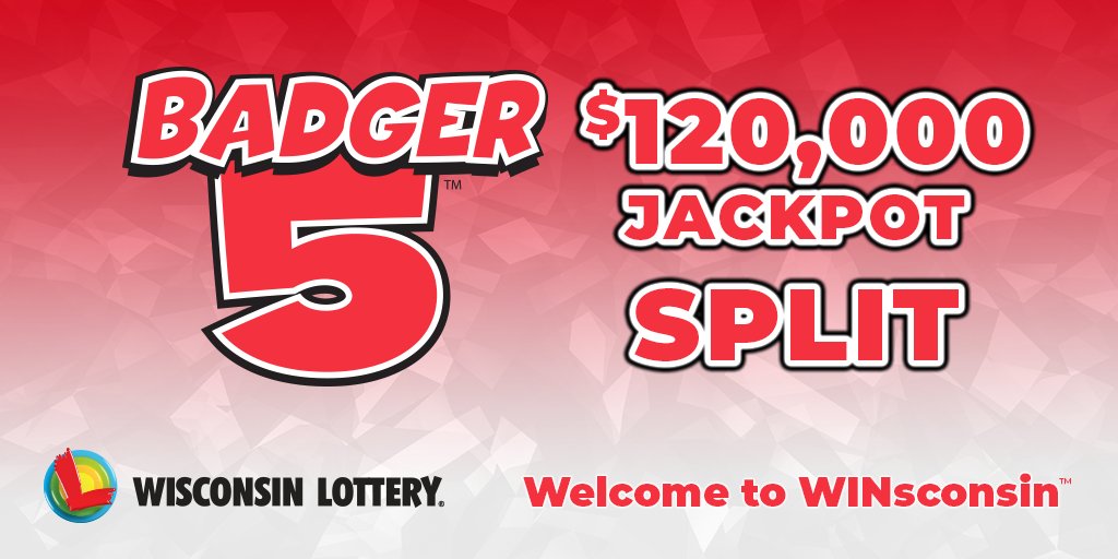 wilottery's tweet photo. It was a happy holiday for some Badger 5 players. A $120,000 Badger 5 JACKPOT was split between winning tickets sold at the #Lodi Kwik Mart and #Kwik Trip in #Menomonee Falls for the Sunday, 12/25 drawing.

Congrats to our winners. 

More on Badger 5 at https://t.co/PZ8TsPBmXS. https://t.co/e2fYz9tTBW