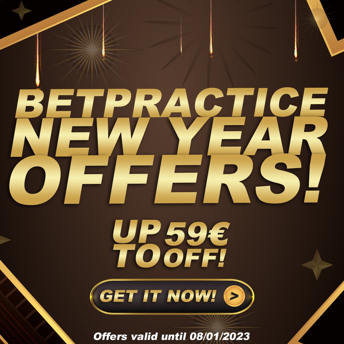 🎇 NEY YEAR SALES ARRIVED! -  SAVE UP TO 59€ 🎄
👉🏻 subscribe.betpractice.com/?lang=en
FOR NEW SUBSCRIPTIONS AND RENEWALS