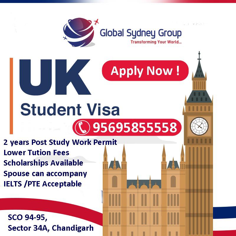 If you were looking for a sign to study abroad, here it is! ✨ Study in the UK in 2023! 🇬🇧 Apply with us today!
Admission Open 2023 Intake 📞95695-85558 
Website : globalsydneygroup.com
#studyabroad #studyinuk #educationabroad #GlobalSydneyGroup #ukstudyvisa #abroadstudy