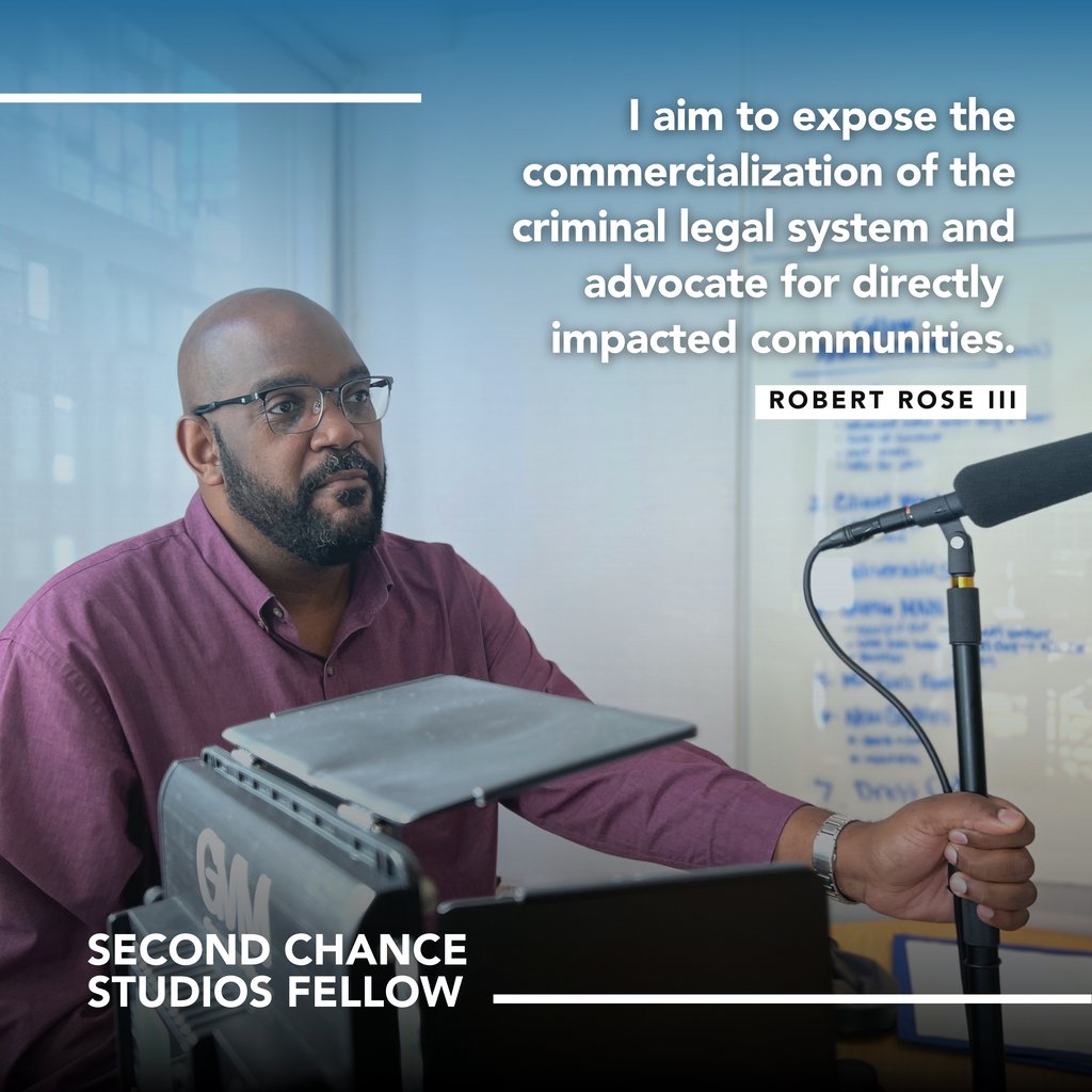 Second Chance Studios (@2ndchancenyc) on Twitter photo Robert Rose is an activist and researcher with a focus on dismantling the prison industrial complex. Give back to SCS this holiday season and make a difference for changemakers like Robert: secondchancestudios.org/donate Robert Rose is an activist and researcher with a focus on dismantling the prison industrial complex. Give back to SCS this holiday season and make a difference for changemakers like Robert: secondchancestudios.org/donate