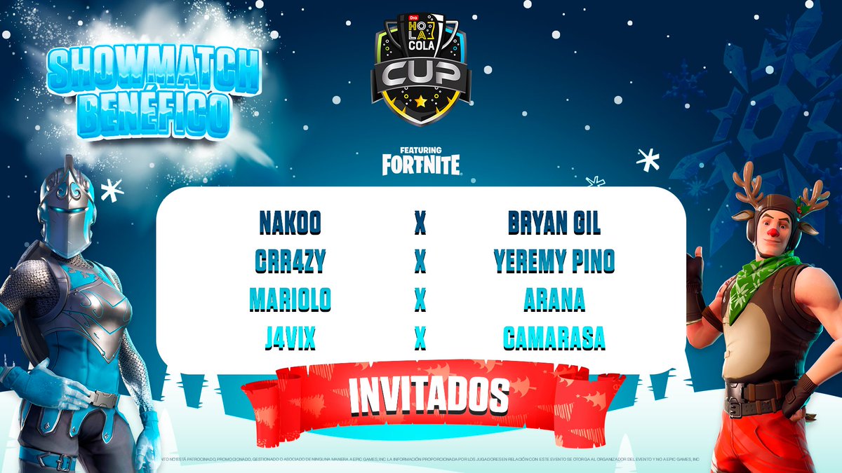 QLASH_Spain's tweet image. SHOWMATCH BENÉFICO 🏆

4 dúos (PRO 🎮 + Futbolista ⚽️):

    @Nakoo x @11BryanGil
    @Crr4zyFN x @santos_yeremy
    @MarioloFN x @juanca_arana9
    @J4vix_ x @vicama8

En este 𝐬𝐡𝐨𝐰𝐦𝐚𝐭𝐜𝐡 se van a donar 1000€ contra el cáncer infantil.

#BurbujasEverywhere 🫧 🤿 @DIA_Esp