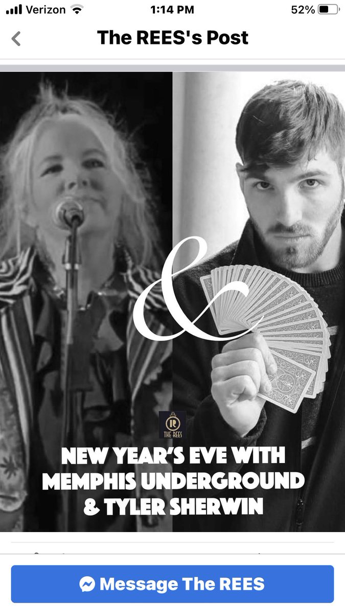 Ring in the New Year with Blues &amp; Magic at The REES! 

Starts at 7:30 on Sat., Dec. 31! 

Tickets at reestheatre.com