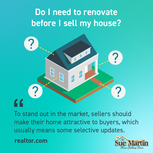 Are you wondering if you need to renovate before you sell your house? 🏡 Working with a real estate professional is the best way to know what updates you may want to make to appeal to buyers and where you can get the greatest ROI for those projects. DM me today. 😀#fentonmo #stl