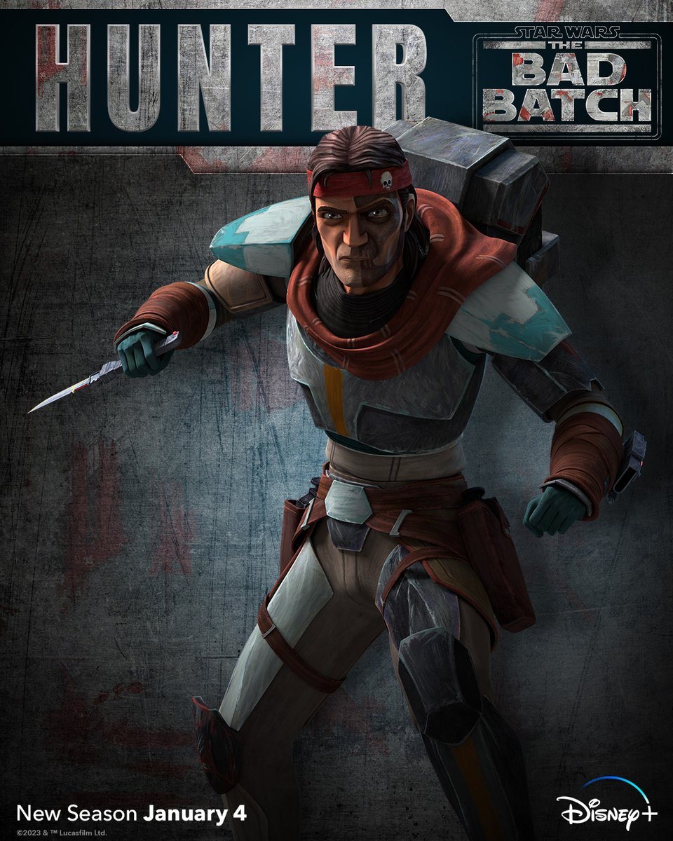 StarWars_Direct's tweet photo. 2 new #TheBadBatch character posters have been officially released! Details: https://t.co/2geMDJ6L0v https://t.co/zWrN9diXLv