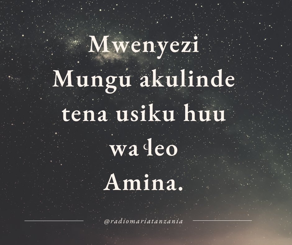 Radio Maria Tanzania (@radiomariatz) on Twitter photo 