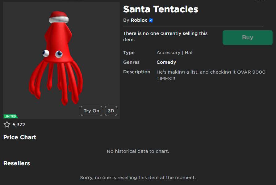 Santa  Roblox Item - Rolimon's