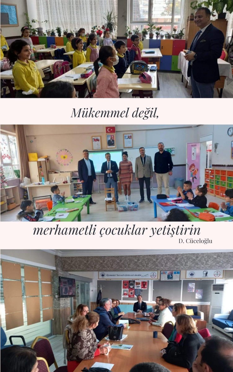 24 Kasım İlkokulunda İlçe Müdürümüzün de katılımları ile Veli katılımlı Kütüphane ve kitap okuma etkinliği gerçekleşti. İlçe Müdürümüz, öğrenciler ile okumanın önemi üzerine sohbet etti.
<a href="/tcmeb/">Millî Eğitim Bakanlığı</a> <a href="/AdemKoca46/">Adem Koca</a> <a href="/MersinMEM/">Mersin İl Millî Eğitim Müdürlüğü</a> <a href="/necmidinc/">M.Necmeddin Dinç</a>