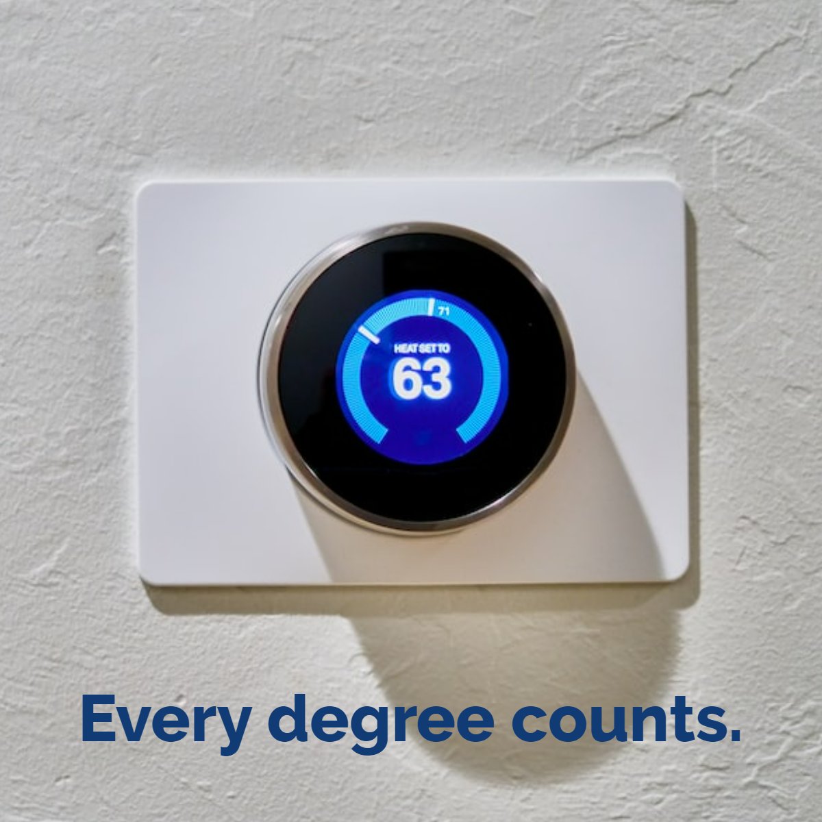 CustomAirSalado's tweet photo. When it comes to feeling comfortable in your home, we know every degree counts. Let us know what your thermostat is set to this winter. https://t.co/dYgHePa6XB