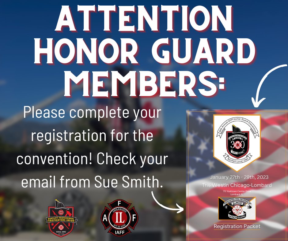 Registration reminder.  We are a month away folks. <a href="/AFFI1935/">Associated FF of Illinois</a>