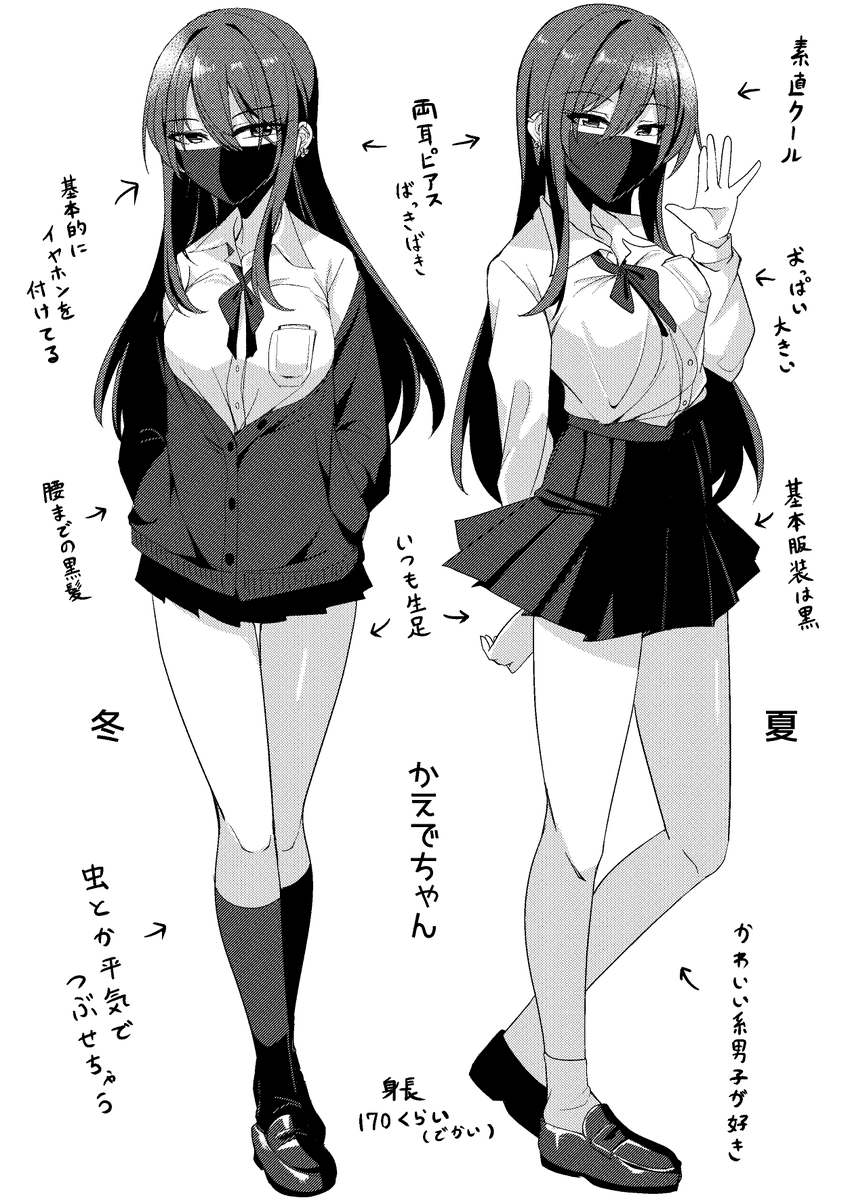 オリキャラの設定などを描いてた #創作 