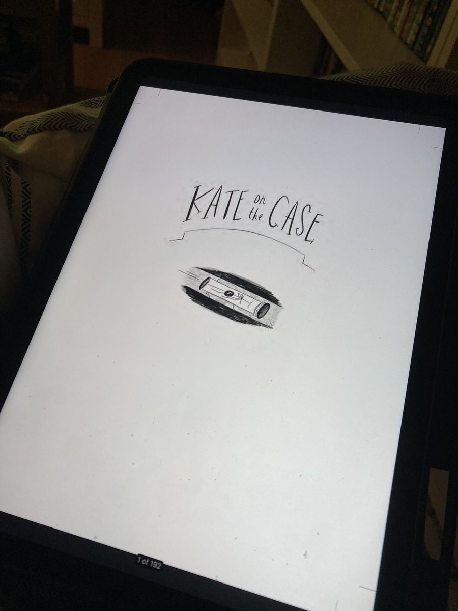 FINISHED: #KateOnTheCase by @hpillustration_ is such a lush series. In this one, Kate has to figure out who the saboteur in the local newspaper is! Meeting your idol, finding the bad guy and trying your best - will it be enough to save the day? I loved all the illustrations too!