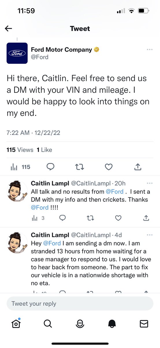 CaitlinLampl's tweet photo. @Ford Still nothing @Ford #worstcustometservice https://t.co/7NPhvt9gqf