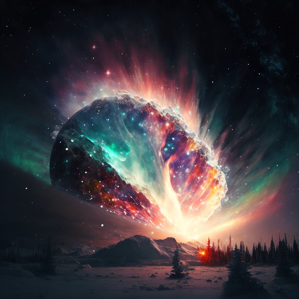 MakDulac's tweet photo. The most beautiful end of the world.

#midjourney #AIart #apocalyptic #meteor https://t.co/mvwvtKa0cv