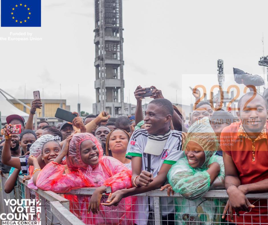 #2022InReview: “Please, assure me that you will register, pick your PVCs and vote. I also assure you that your vote will count.” ~ INEC Chairman, Professor Mahmood Yakubu at the #YouthVoteCountNG Mega Music Concert - June 11, 2022. 
-~~~~~~~~~~~~~~~~
Go and collect your PVC