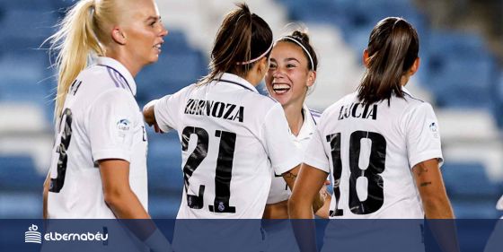 RealMadridCFfem's tweet photo. Fenómeno Real Madrid Femenino: dos años de vida y a un paso del Top Ten de la UEFA https://t.co/JEyGgaq7Jk https://t.co/W21tCQtt1w