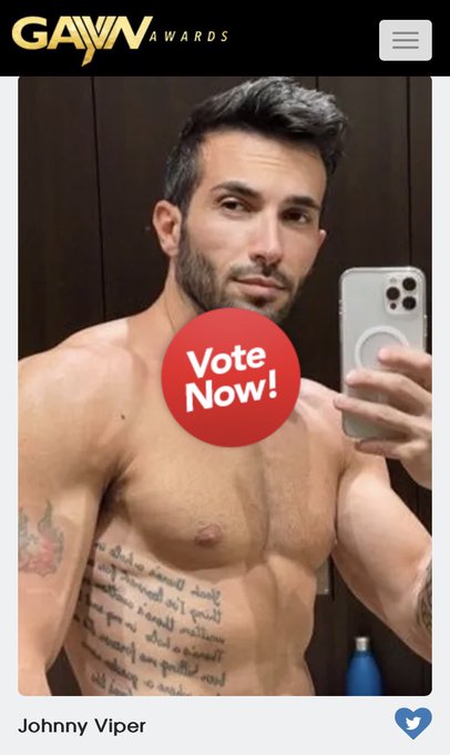 1 pic. Let’s see if this works!??

Vote @IAMJOHNNYVIPER as your favorite newcomer at the @GayVN ‘23

