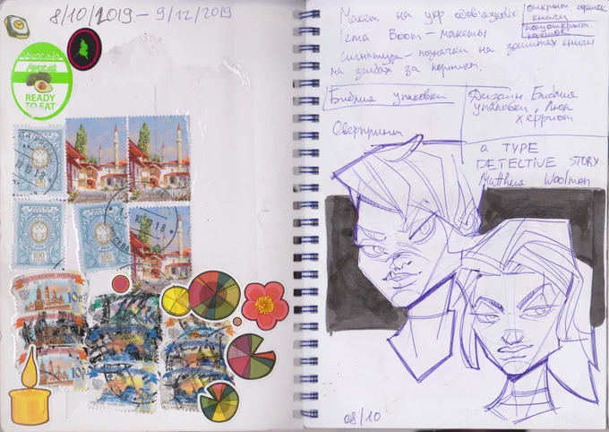 41st sketchbook
same thing here, mostly ball-pen doodles of ocs and borderlands fan art!
https://t.co/0OwQD2ea6v 