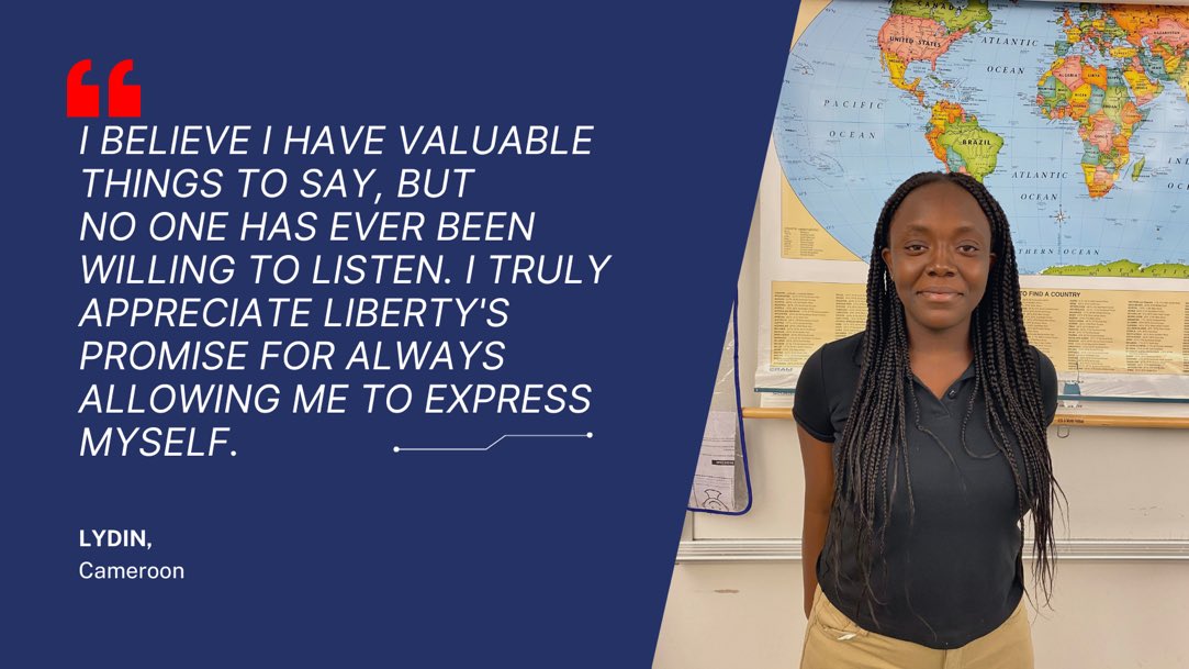 Want to support our immigrant youth today? Your gift can help provide youth like Lydin with a safe space to express themselves freely and be heard. Click the link below to make your year-end gift:
libertyspromise.org/support-us