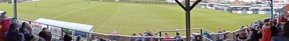 smilerhopper's tweet image. #matchhopping #westyorkshire #kirkless/wakefield district at the welfare ground 4 @Emley_AFC v @pcfc1906 in the @NCEL premier division #dearnedonderby game number 91 with @spireitepete mellie slight rain &amp;amp; minor breeze some locals put there Xmas jumpers on great support @67_balti