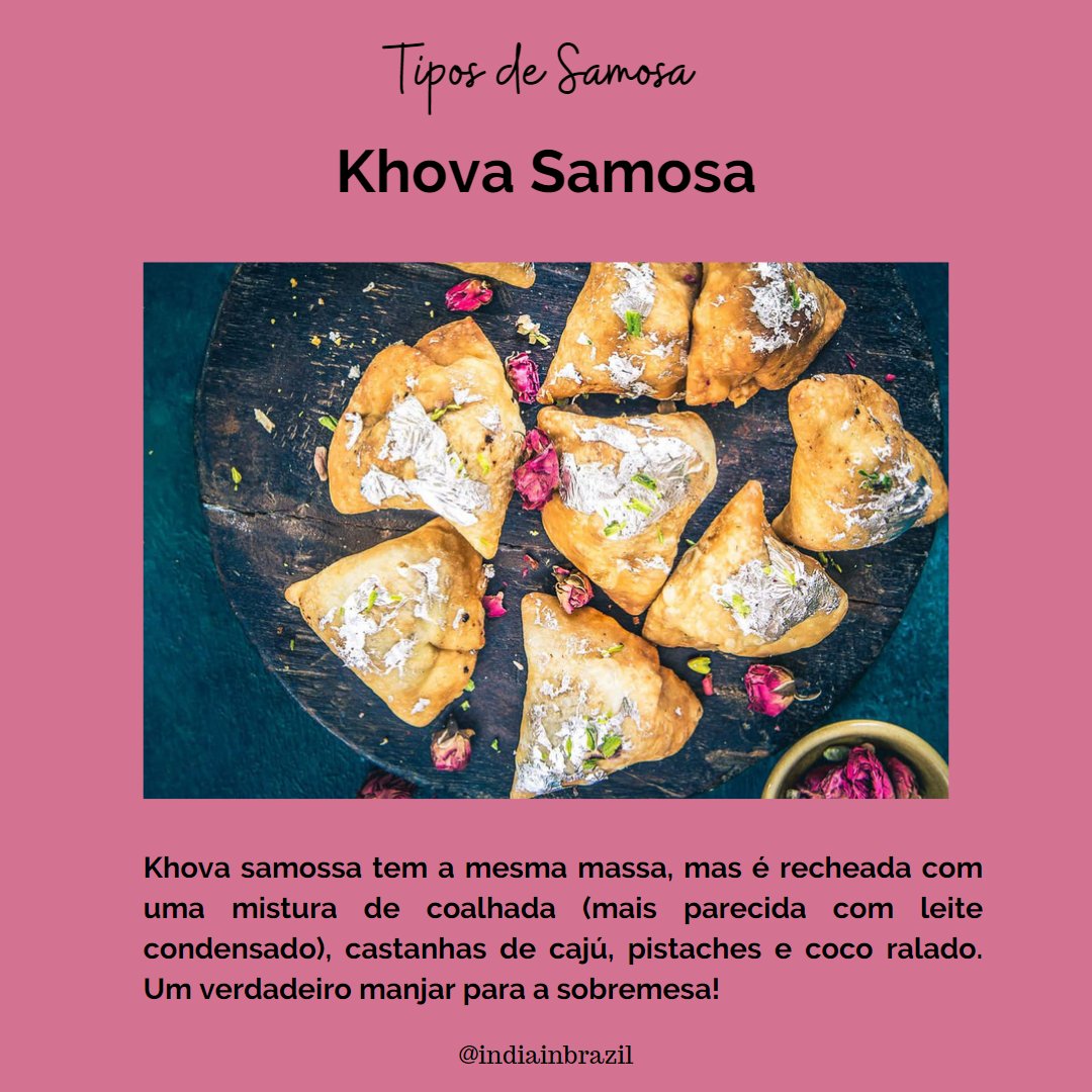 indiainbrazil's tweet photo. Samosa: um dos pratos mais queridos da Índia! Veja as imagens e conheça algumas de suas muitas versões.
#samosa #samossa
#culinariainternacional #india #embaixadaindia #IndianCuisine https://t.co/1NT62Qo1bP