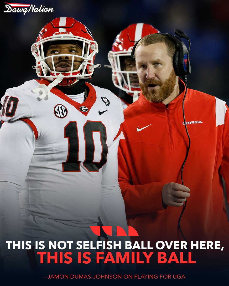 DawgNation's tweet photo. If you're interested in individual stats, Georgia probably isn't for you. 

If you like winning, it probably is, according to Georgia linebacker Jamon Dumas-Johnson: https://t.co/M6mMoeXhgf https://t.co/atPMKsS3wH