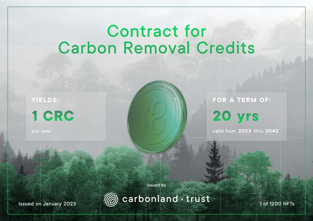 UPDATE on CO2 Removal Bonds buff.ly/3Iac5zz and swap for new Contract for  #CarbonRemovalCredits and plans for first half of 2023.