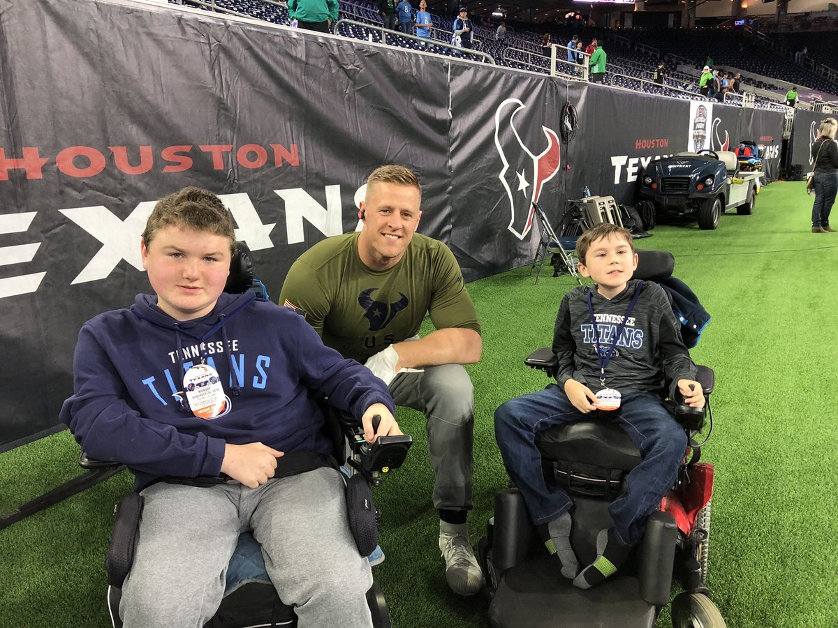 Congrats <a href="/JJWatt/">JJ Watt</a> on your retirement.  Thanks for being so kind to my son’s!