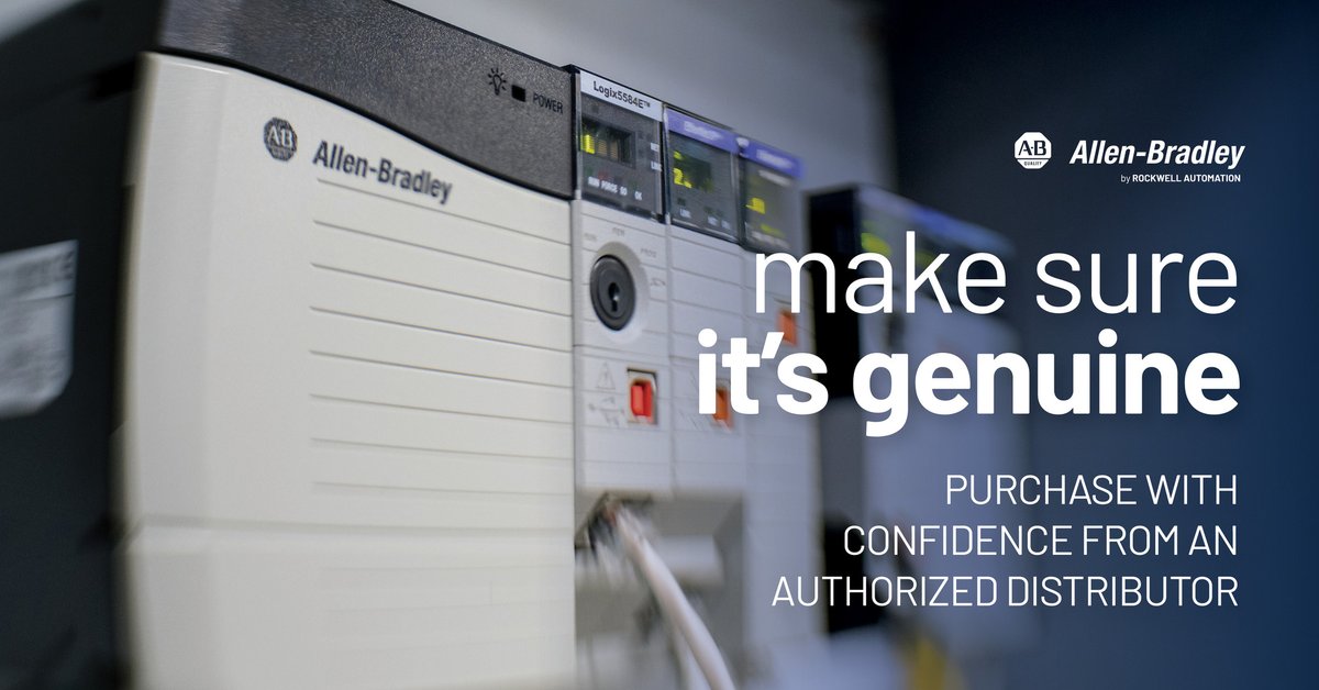 ROKAutomation's tweet photo. Illicit trade in counterfeit industrial automation products is at an all-time high. Purchasing Rockwell Automation products from unauthorized “gray market” sources carries significant safety, security, and reliability risks. Learn more: https://t.co/KWuZXx8ndW https://t.co/Bu1pnq8ByP