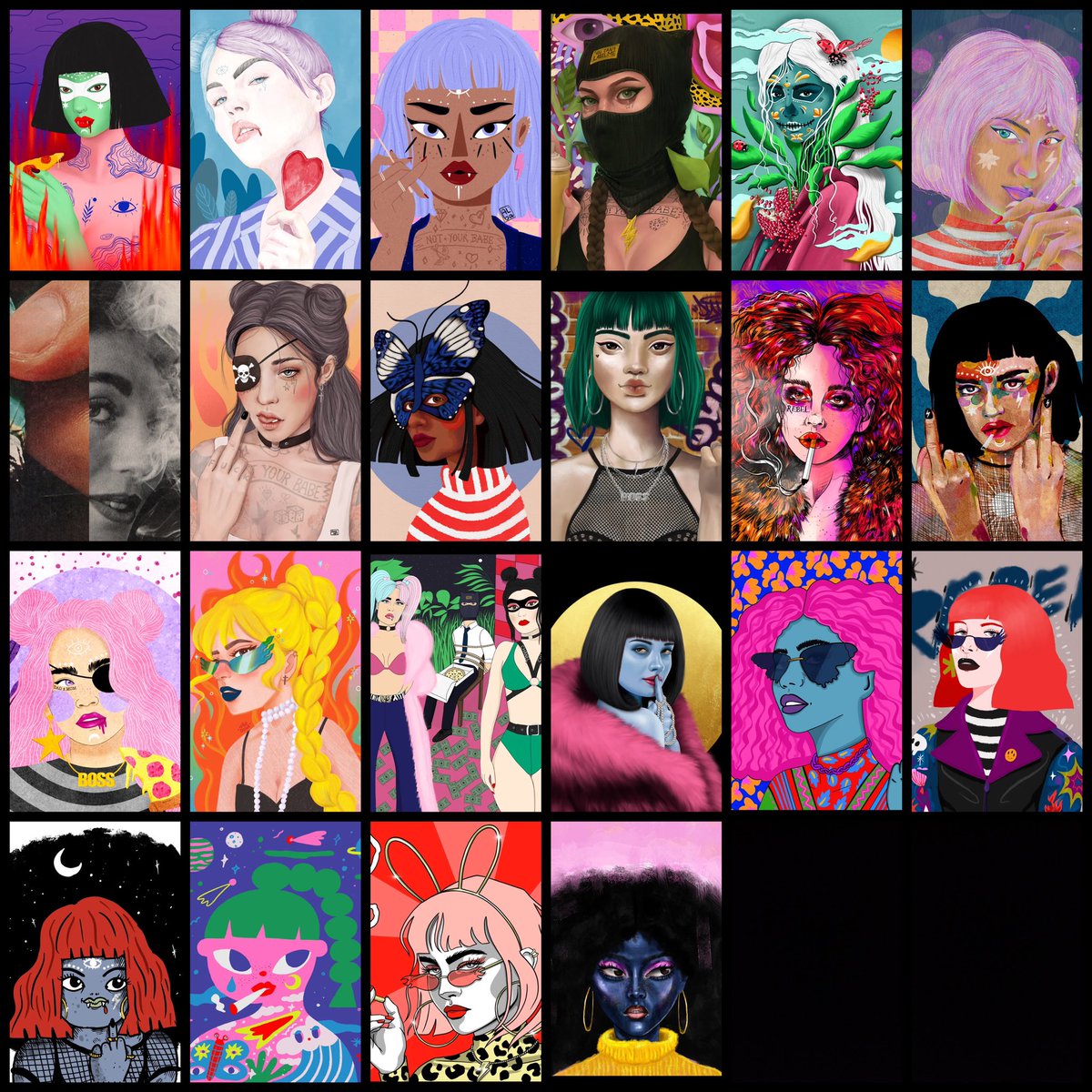 RebelSocietyBTC's tweet photo. REBEL ART DROP 22’ RECAP🔥

What a year 2022 has been and all the Rebel art drop artists and their stunning art pieces made it truly amazing. We are so thankful for the effort put into these pieces and we wish an amazing next year to these artists!❤️‍🔥

#NFTartwork #WomenInNFTs https://t.co/DgixWxTk5C