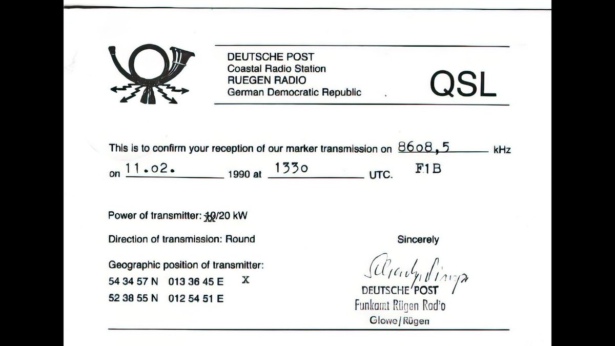 RÜGEN RADIO - EAST GERMANY - 1972 Recording
Plus, a bit of old movie trivia!

medxr.blogspot.com/2022/12/rugen-…

#SWLingDotCom #shortwavelistening #utilityradio #dxing