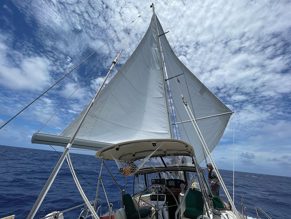 Duck and Run, a passage from Antigua to Annapolis, a 10-day, 1,500-mile voyage from Antigua to Harrington Harbor South just south of Annapolis in the Chesapeake. Read more from the November/December issue &amp; sign up for a FREE DIGITAL SUBSCRIPTION oceannavigator.com/subscribe/