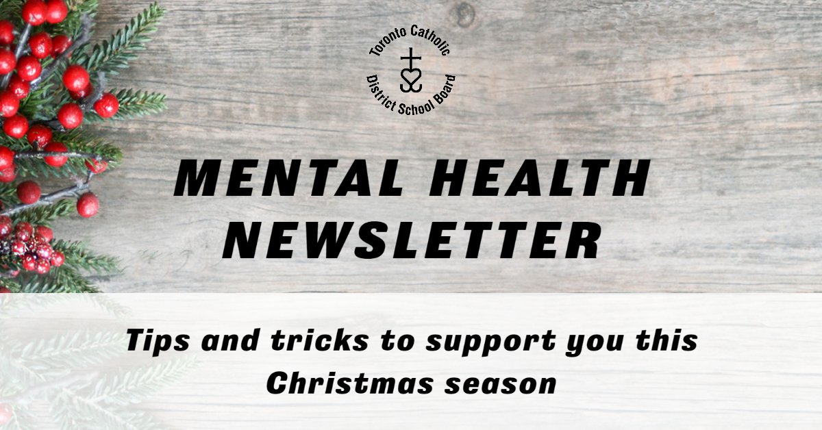 TCDSB's tweet photo. This #Christmas break we encourage families to check out #TCDSB Mental Health and Well-Being Guide for tips and supports to help this holiday season.
 
↪️ https://t.co/6G6DZqHtZx https://t.co/77Cox8oIVl
