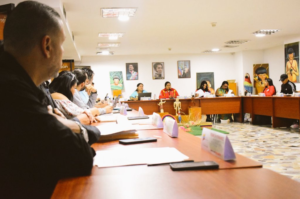 MINPIOFICIAL's tweet photo. Ministra @CLARAVIDALV encabeza Gabinete Ministerial Ampliado con los equipos del @MINPIOFICIAL de Acción Central y Territorial con el objetivo de realizar un balance de la gestión implementada en el año 2022 y afinar estrategias a desarrollar para el próximo año 2023. #3RNets https://t.co/klhdABTV7v