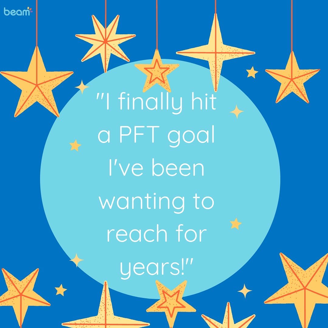 Beam_CF's tweet photo. This week we are sharing your 2022 wins 🌟

We asked our Beam community and you let us know- thank you for letting us celebrate YOU!! 

Congratulations on your 2022 wins- big and small! ✨

There is still time to let us know- what’s your win?

#CysticFibrosis #CFCommunity https://t.co/5UXcunNmTT