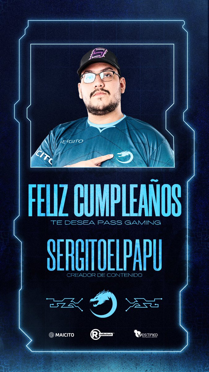 PassGaming_'s tweet image. Miren quien cumple una nueva vuelta al sol🤩

🎂¡Muy feliz cumpleaños querido @sergitoelpapu!🎈

Esperamos que tengas un hermoso día rodeado de tus seres queridos. Gracias por tanto💙