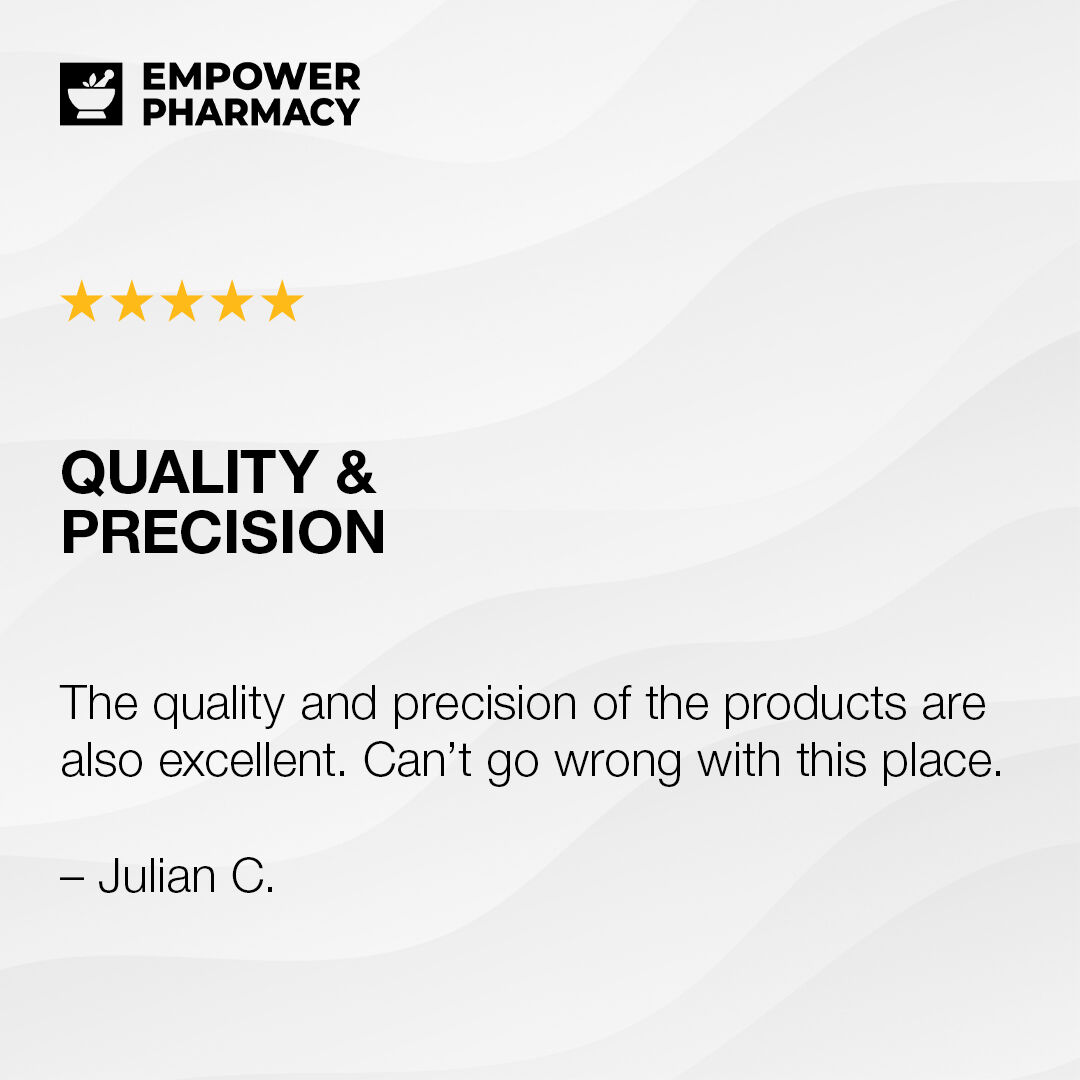 DrEddyClinic's tweet photo. RT @EmpowerPharmacy: “Can’t go wrong” with quality & precision! Learn more about Empower Pharmacy https://t.co/qJxNVyQyJI
#compoundingpharmacy #pharmacy #503A #503B #functionalmedicine https://t.co/YYkbO98sIk