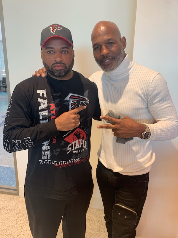 jlamp2's tweet photo. Just chopped it up with Bernard Hopkins. Cool guy but we got more boxing to talk. @bhopdaalien https://t.co/2y0Xtf0HOS