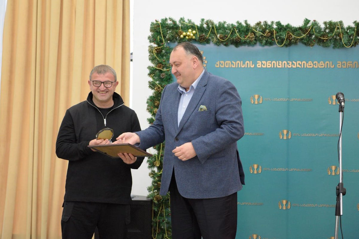 ⭐ Our team's head coach Kakha #Chkhetiani is nominated by Kutaisi City Hall as the best coach of 2022 
👏 Congratulates Kakha and wish you successful years!