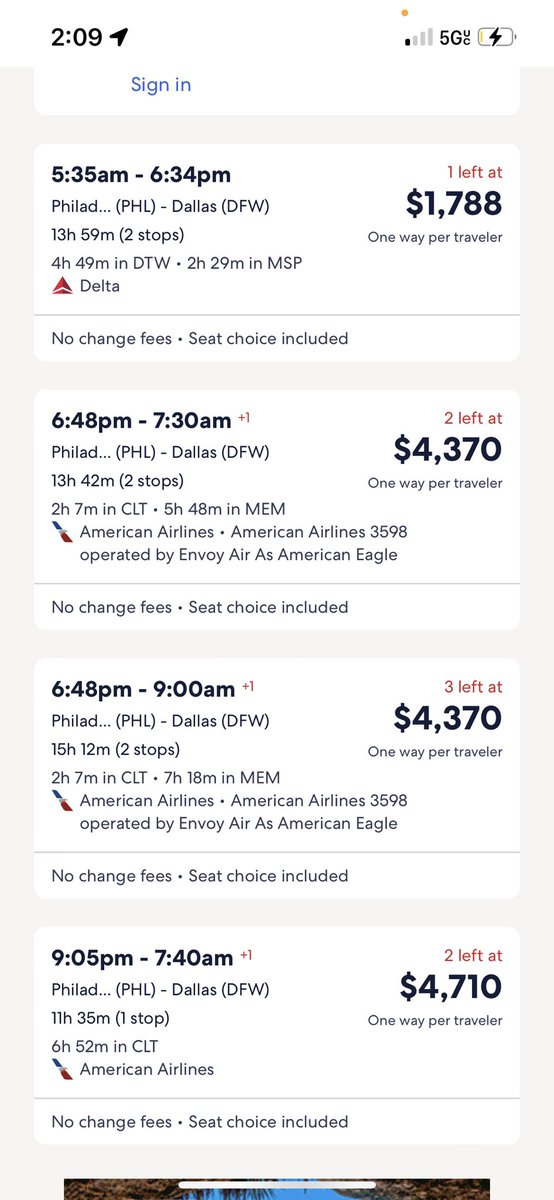 VeronicaRuckh's tweet photo. the good news is, at least the other airlines aren’t taking advantage of the people who were stranded by @SouthwestAir https://t.co/7nFBiddzuo