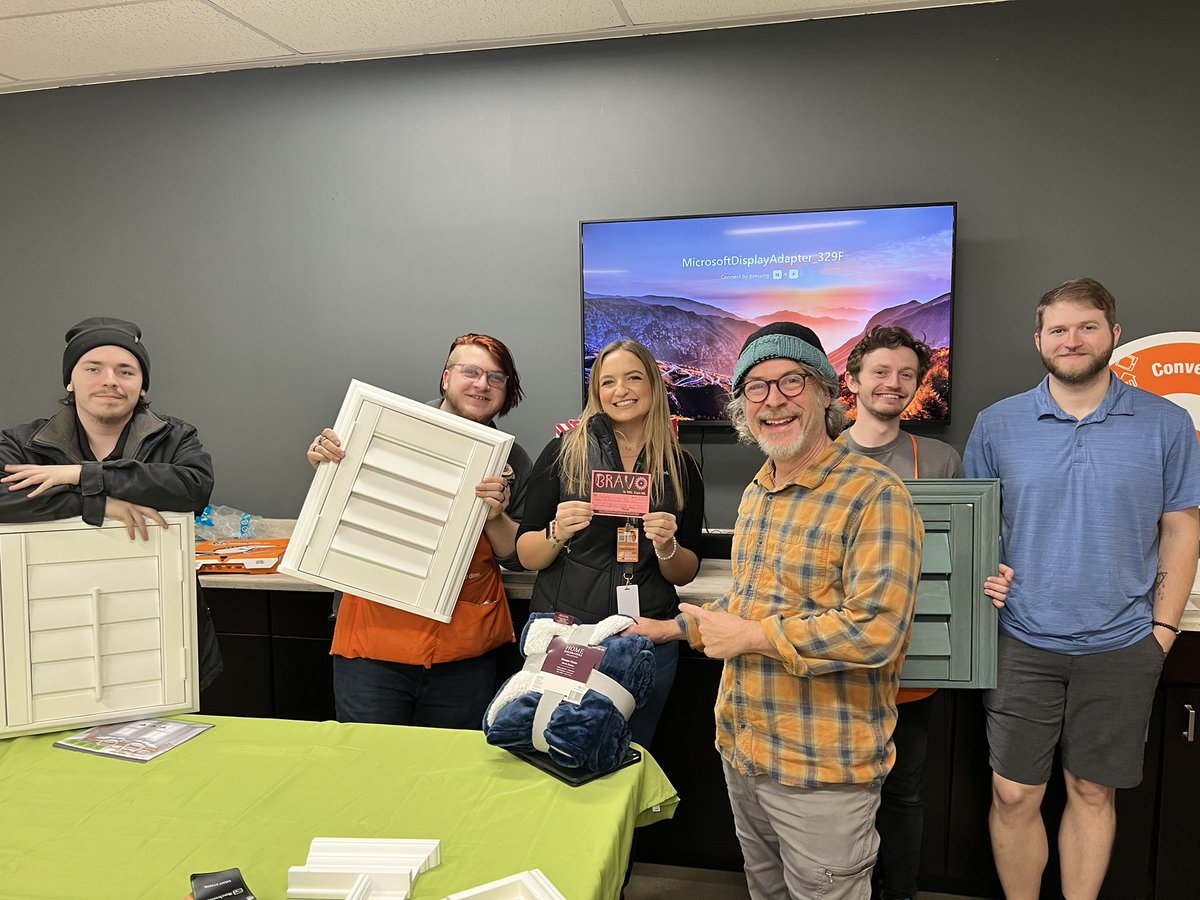 Celebrating my #25th birthday with some of my favs at #0360 <a href="/HomeDepot/">The Home Depot</a> 🧡💚 So thankful for y’all, our friendship, and our partnership!!! 🧡💚